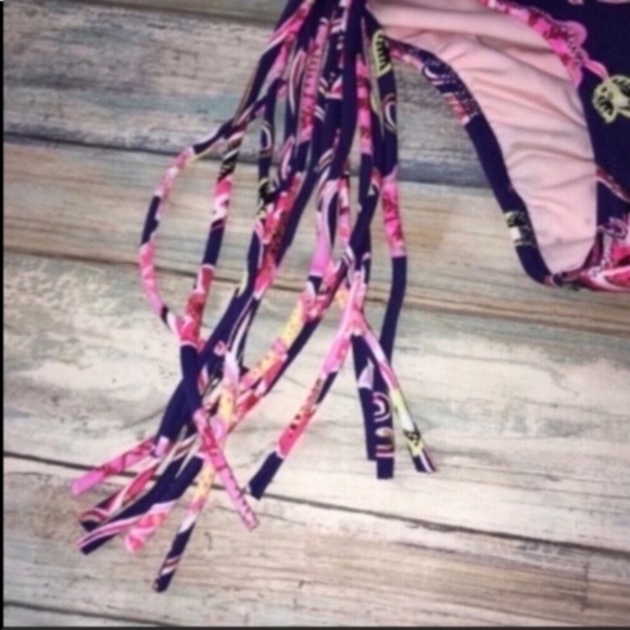 Shade & Shore Floral Cheeky Bikini Bottoms - Picture 3 of 6